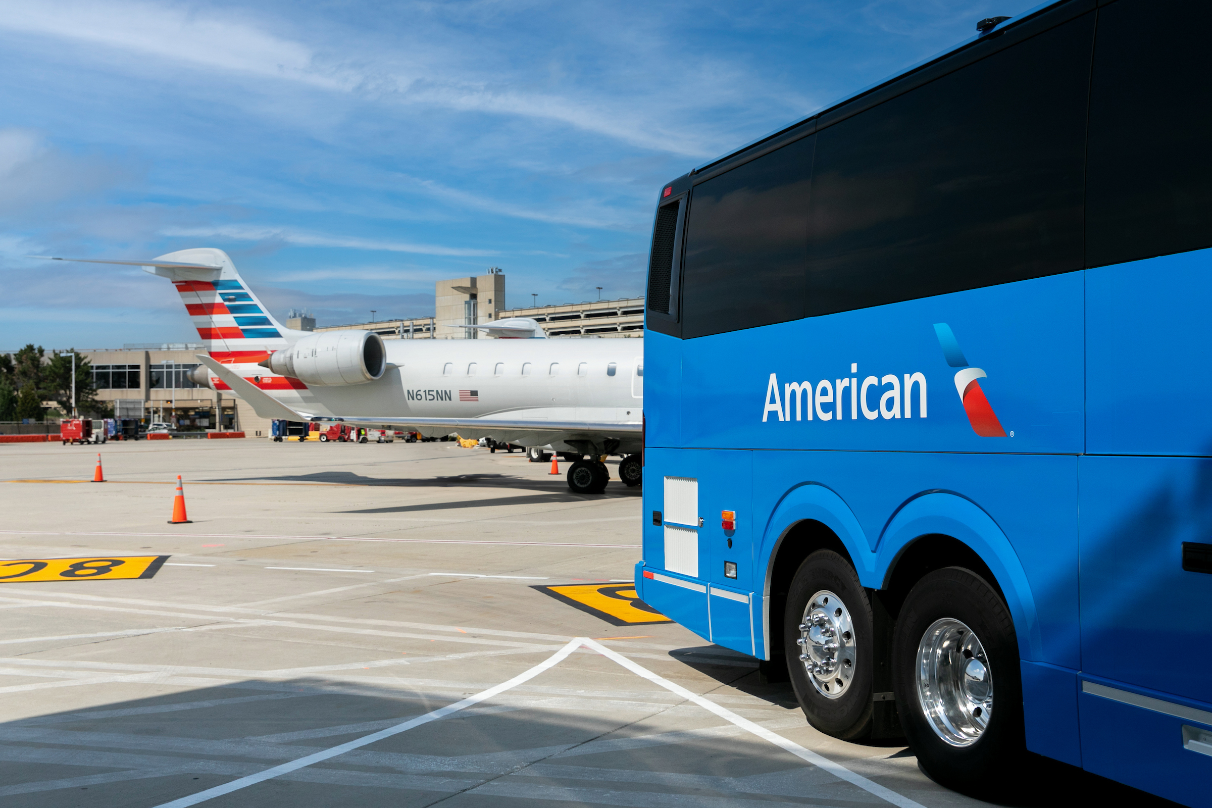 American serves 100+ Destinations from Wilmington Airport ILG with their partner the Landline Company