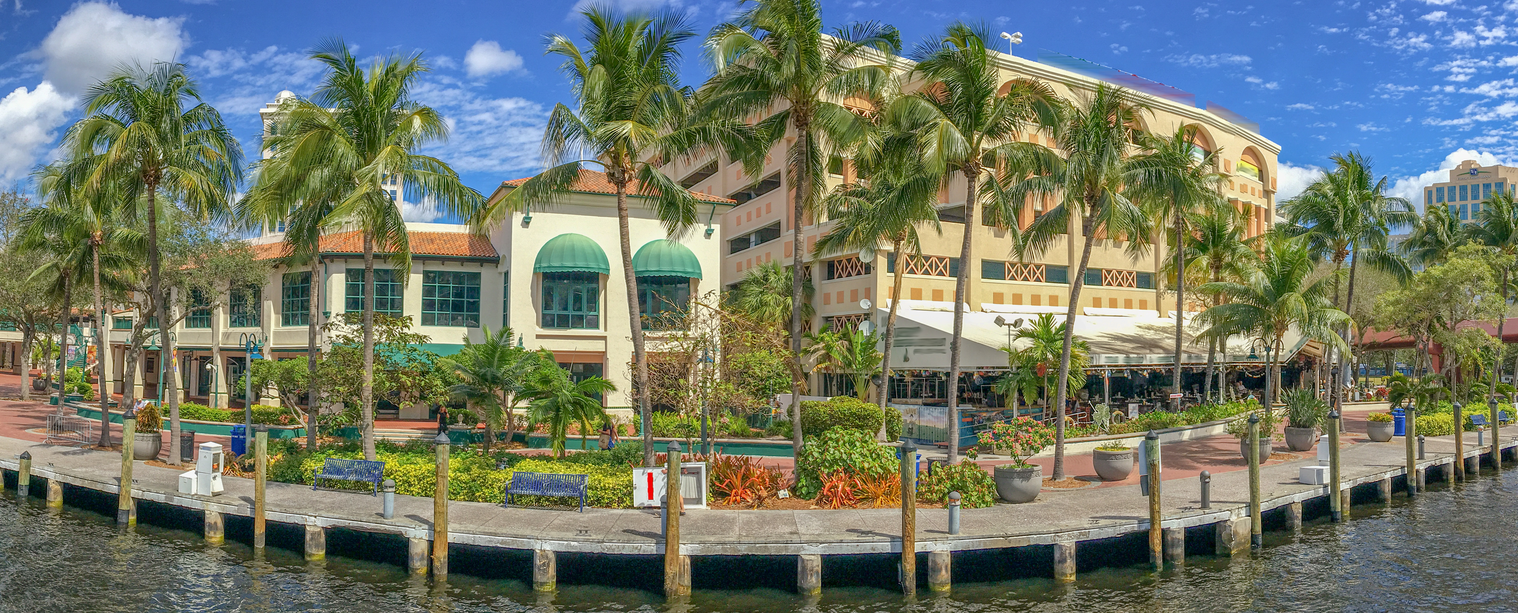 The River Walk Promenade in Fort Lauderdale Florida