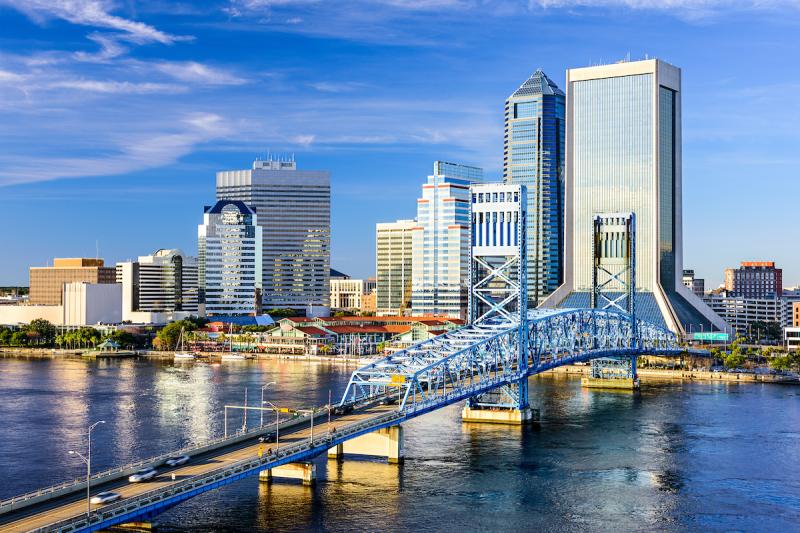 The Jacksonville Florida Skyline